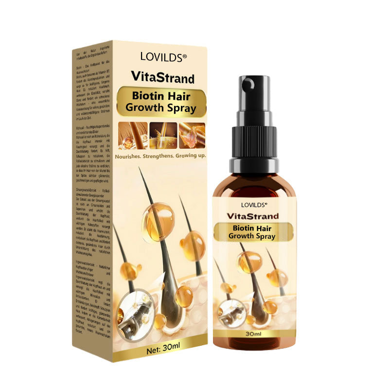 LOVILDS® VitaStrand Biotin Hair Growth Spray ✅ ✅ Thick, shiny hair in just a few weeks 🔥