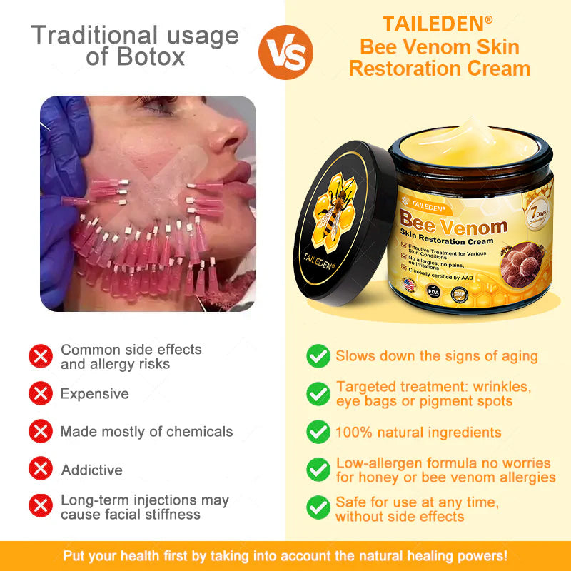 Made and Shipped from USA ✨ TAILEDEN® Bee Venom Skin Restoration Cream ⏰ LAST DAY 80% OFF