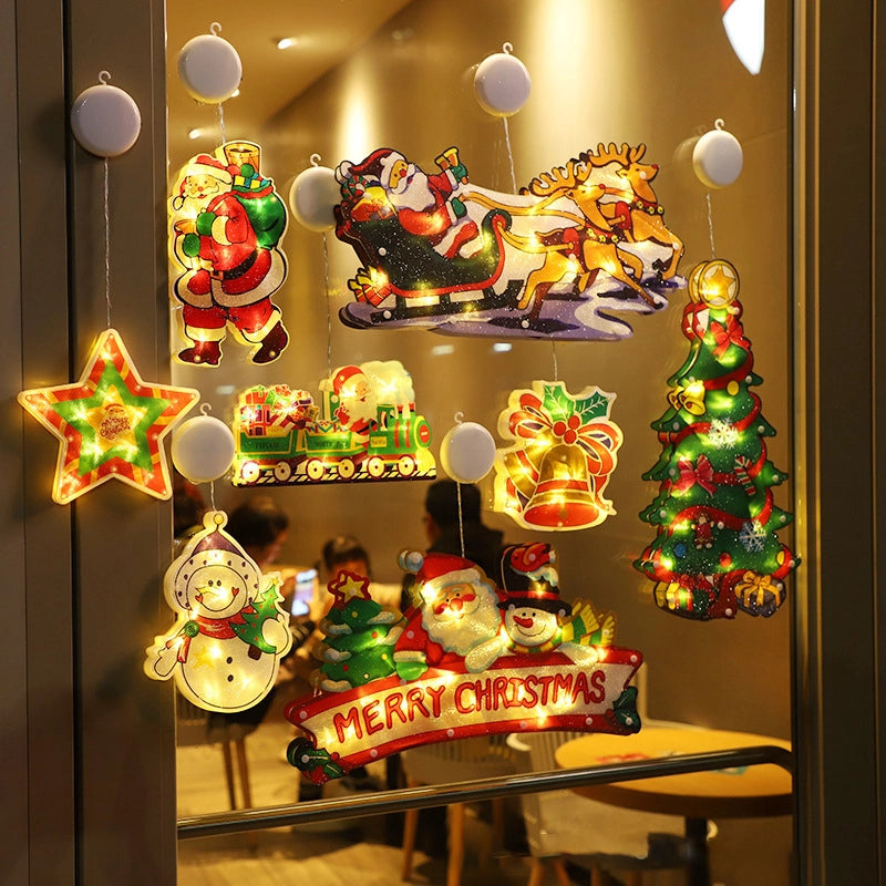⛄Christmas pre-sale🎄 Christmas Window Hanging Lights💡