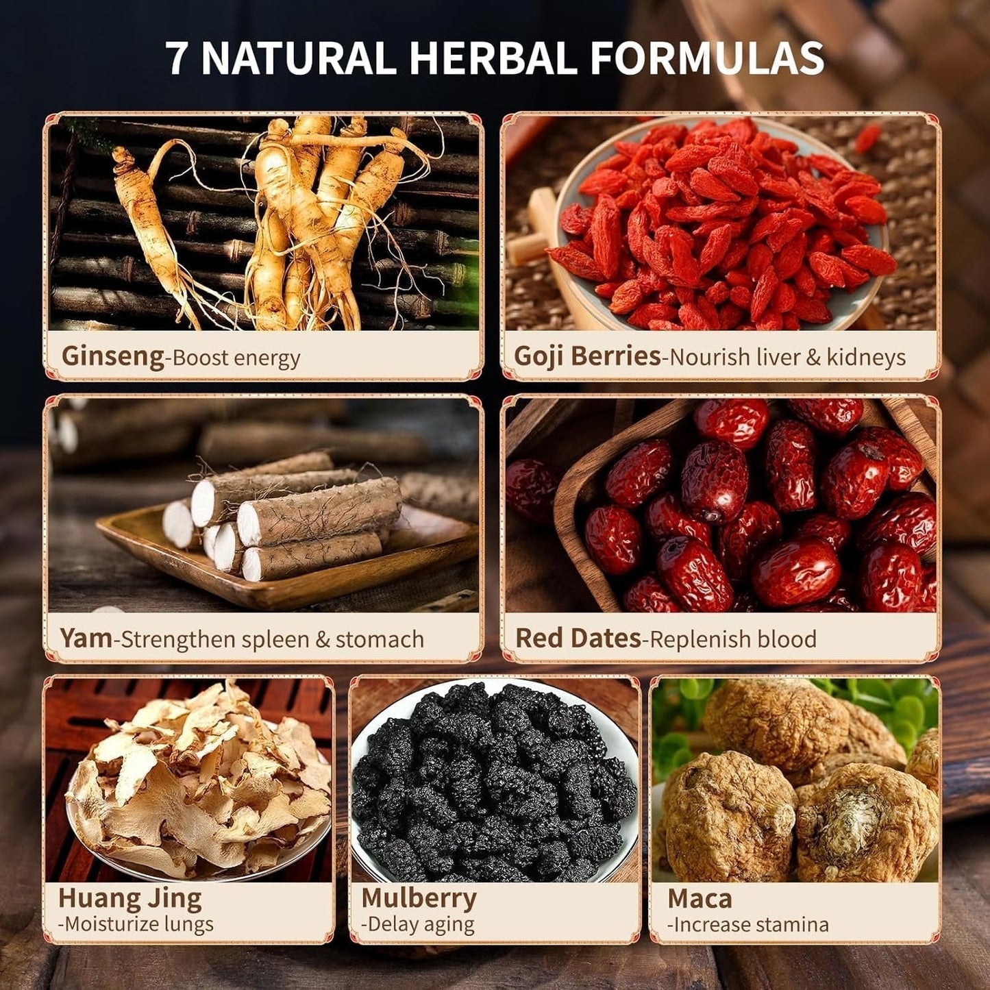 TAILEDEN® Ginseng & Mulberry Herbal Tea