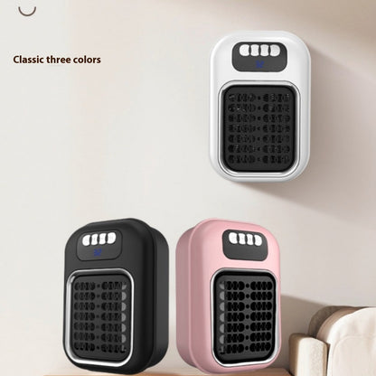 Wall Mounted Electric Heater with Remote Control - Portable Silent Thermostat for Home, Office & Bathroom