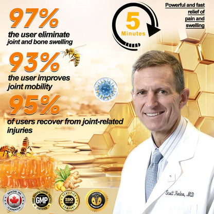(🔥Limited Time Discount Last Day）AQA™ Botulinum & Bee Essence Pain Relief Bone Healing Cream