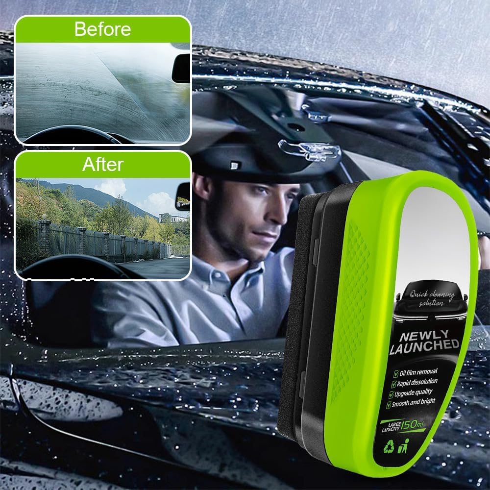 🔥2025 new hot sale 50% discount - The Ultimate 2-in-1 Glass Cleaner & Rain Repellent