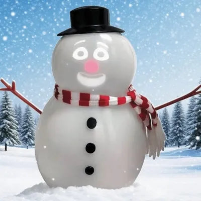 🎅Christmas Sale⛄️NESLEMY™ Talking Animated Blink Snowman with Built in Projector & Speaker Plug'n Play🎄