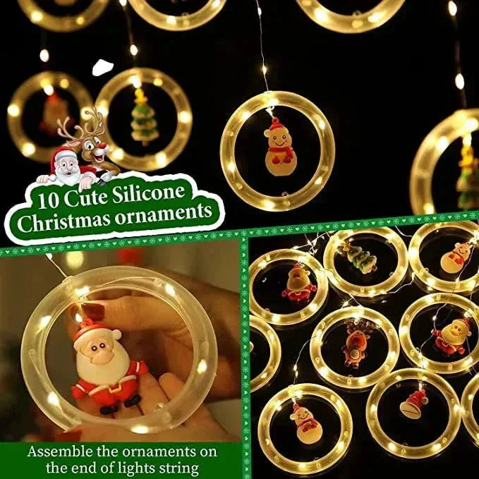🎅🦌LED Remote Control Christmas String Lights🎄