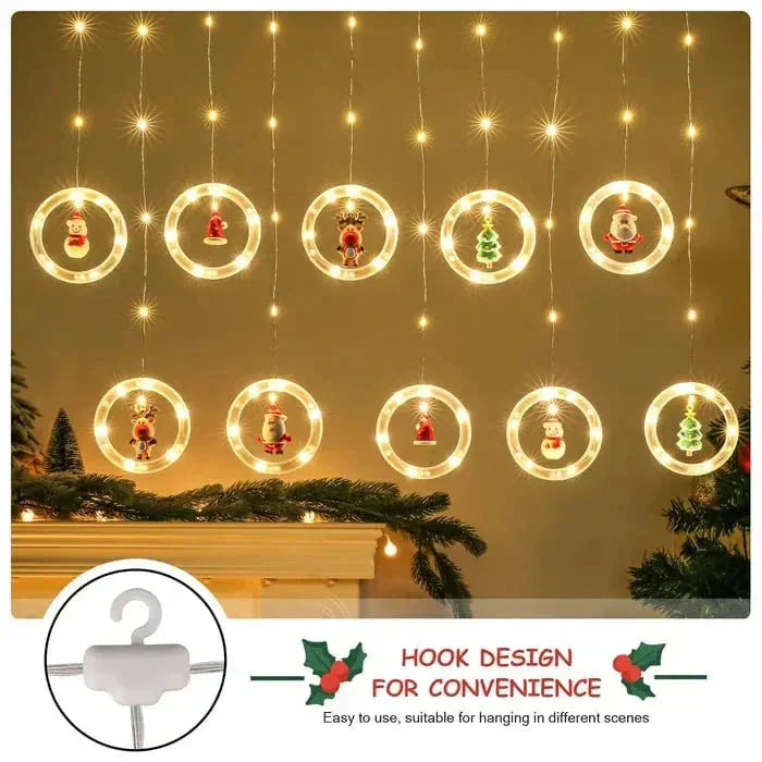 🎅🦌LED Remote Control Christmas String Lights🎄
