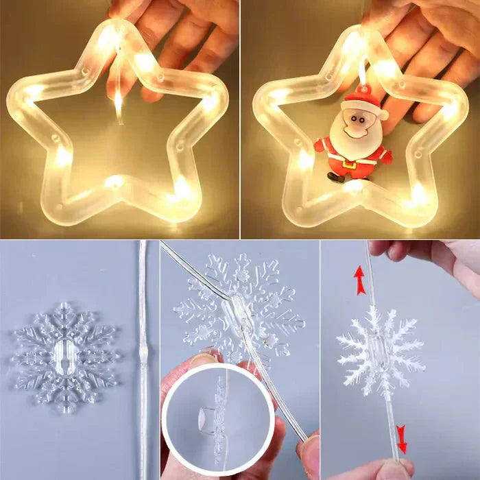 🎅🦌LED Remote Control Christmas String Lights🎄