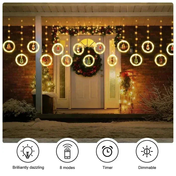 🎅🦌LED Remote Control Christmas String Lights🎄