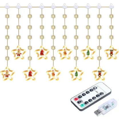 🎅🦌LED Remote Control Christmas String Lights🎄